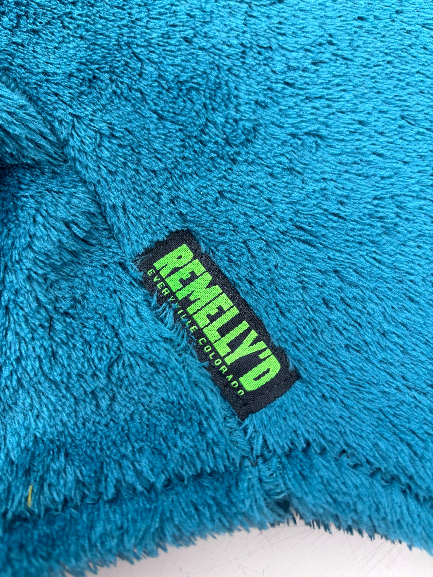Fluffy high loft fleece dog hoodie- Teal