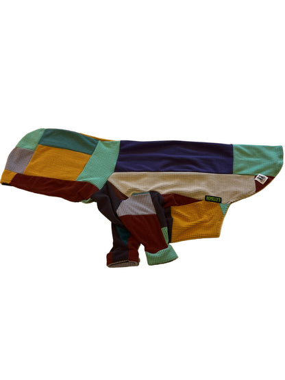 One of a Kind patchwork hoodie-size XL