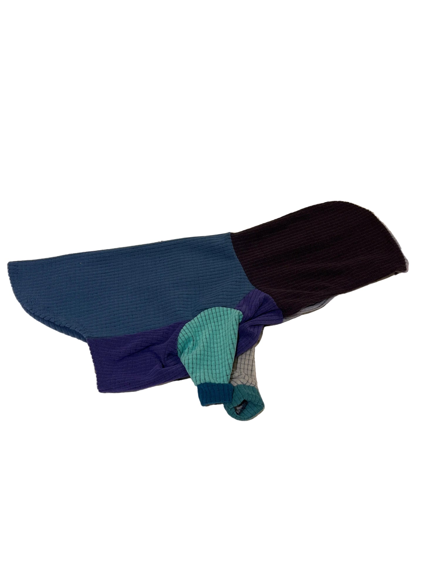 Mismatched one of a kind dog hoodie-rain top-XS