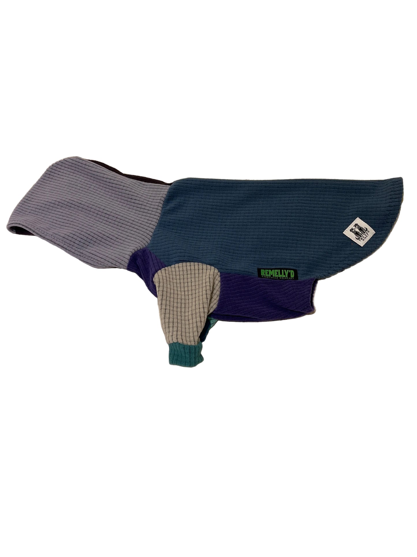 Mismatched one of a kind dog hoodie-rain top-XS