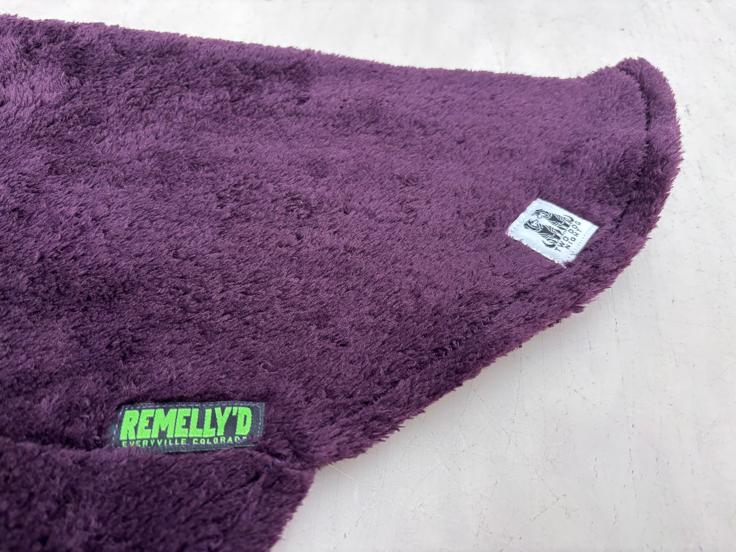Fluffy high loft fleece dog hoodie-Purple