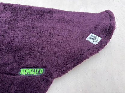 Fluffy high loft fleece dog hoodie-Purple