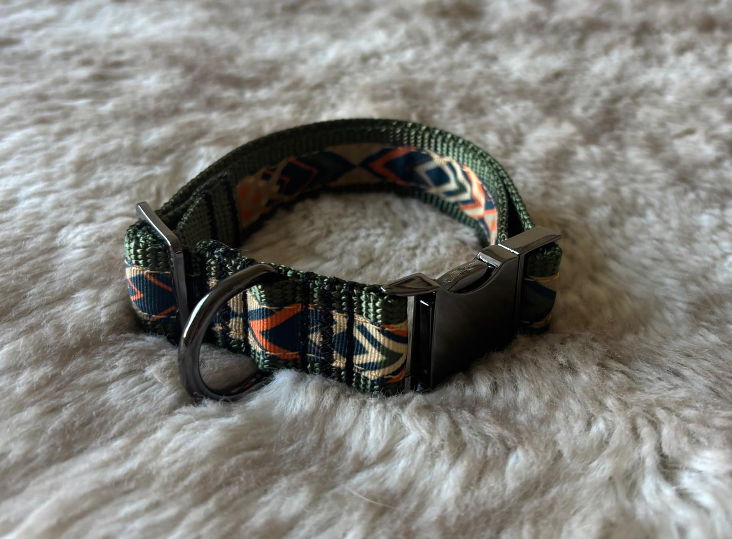 Dog Collar Green Medium
