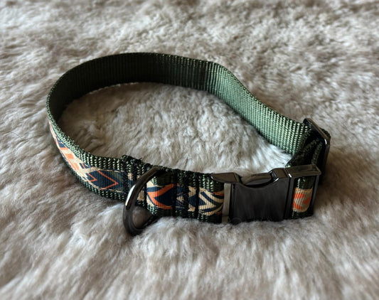 Dog Collar Green Medium