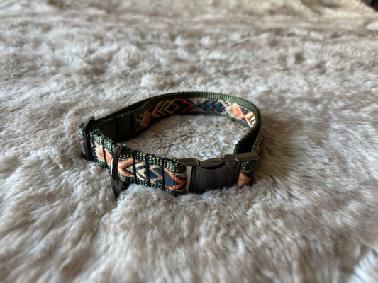 Dog Collar Green Large